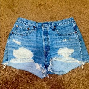 Levi 501 jean shorts